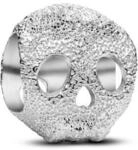 PANDORA Strukturierter Totenkopf Mini-Charm 794040C00 Charm Anh&auml;nger