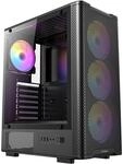ANTEC VX-310 ARGB Gaming PC Geh&auml;use &ndash; ATX/Micro-ATX/ITX Mid Tower mit Tempered