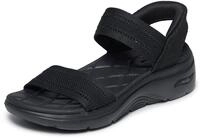 Skechers Damen Go Walk Arch Fit 2.0 Sandal, Black, 41 EU
