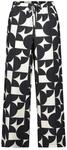 Betty & Co Damen Schlupfhose mit Print 36, Schwarz/Wei&szlig;
