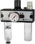 RIEGLER 100583-FRL 33 K-HA Wartungseinheit 3-tlg. &raquo;multifix&laquo;, mit PC-Beh&auml;lter, BG
