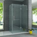 Belvit&reg; Duschkabine mit Pendelt&uuml;r 90x120x195 cm