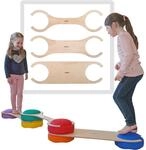 pedalo&reg; Stapelbaustein Balanciersteg 3er Set I Geschicklichkeit I kreativer