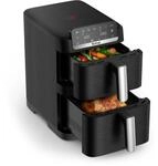 Tefal Easy Fry Crispy Stack Doppelkammer-Hei&szlig;luftfritteuse, platzsparend