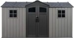 Lifetime Gartenhaus mit seitlichem Eingang, 4,5 m x 2,1 m