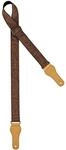 Ortega Guitars Ukulele Gurt Verstellbar - Casual Series - Baumwolle, Braun (OCS-220U)