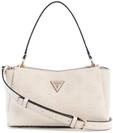 GUESS Damen Tisha Crossbody Umh&auml;ngetasche, Stein-Logo