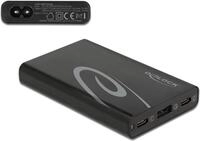 Delock USB Ladeger&auml;t 2 x USB Type-C&trade; PD 3.0 + 1 x USB Typ-A mit 60 W