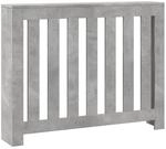 vidaXL Heizk&ouml;rperverkleidung Betongrau 104x20x82 cm Holzwerkstoff