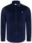 U.S. POLO ASSN. Herren Cord-Hemd (S-3XL) Baumwollmix, Langarm, Knopfleiste P048...