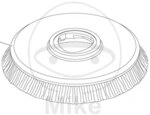 Nilfisk B&uuml;rste PP, mittel, 430 mm, 17" f&uuml;r Arbeitsplatte
