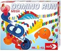 Noris 606062023 Domino Run Mega - Set mit 200 Steinen, Murmeln, Kugelbahn und