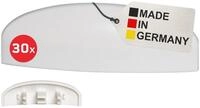 BAUHELD Fenster-Wasserschlitzkappen 25-30 mm [30 St&uuml;ck] - Made in Germany -