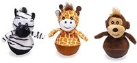 Beeztees Dschungel Wobblers, Katzenspielzeug, Pl&uuml;sch, Farblich