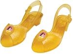 Belle Jelly Shoes Offizielle Disney Prinzessin Kost&uuml;m Schuhe mit Belle-Emblem,