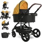 Lorelli Kinderwagen Boston 2 in 1 inkl. Babywanne und Sportsitz, Baby