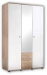 WIKI Eleganter Babyzimmer Kleiderschrank 3-t&uuml;rig - Vielseitiger...