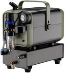 Wiltec Airbrush Kompressor HS-679F 1/6 PS, Druckluftkompressor 28 l/min...