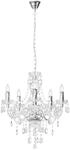 Lindby Kronleuchter Merida (Retro, Vintage Antik) in Transparent (5 flammig...