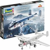 Revell Modellbau, Flying Bulls B-25J Mitchell, Bausatz, Ma&szlig;stab 1:48, 147...