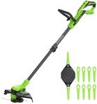 Greenworks 24V Brushless Grass Trimmer Gen2 2-in-1 f&uuml;r kleine bis mittlere G&auml;rten,