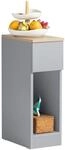 SoBuy schmaler Nachttisch mit Schublade und Ablage 20x35x60cm