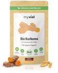 Bio Kurkuma Kapseln hochdosiert mit schwarzem Pfeffer &ndash; 120 St&uuml;ck &ndash; 600mg