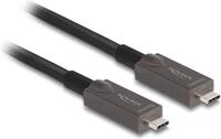 Delock 84146 c&acirc;ble USB 5 m USB Type-C Noir