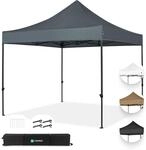 Vonroc Pavillon 3x3m wasserdicht stabil - Partyzelt EasyUp System [3Min Aufbau]...