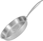 RESTO Universalpfanne 24 cm, Bratpfanne aus Edelstahl - Pfanne mit dreilagiger...