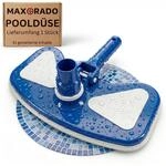 Maxorado Deluxe Pool Bodend&uuml;se Handreiniger oder f&uuml;r Teleskopstange...