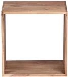 Wohnling Standregal Cube 43,5x33x43,5 cm Akazie Massivholz