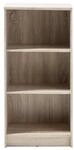 Stella Trading Regal mit 3 F&auml;cher, Eiche Sonoma Nachbildung, BxHxT 54x111x34 cm