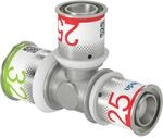Uponor S-Press Plus Presse T-St&uuml;ck verlaufend 32x25x25mm