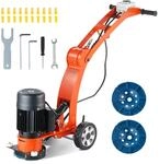 VEVOR Elektrischer Betonbodenschleifer, 7 Zoll, handgef&uuml;hrter Schleifer, 2,0 PS,