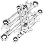 SATA 8 Piece Ratcheting Combination Wrench Set, Metric - ST08008