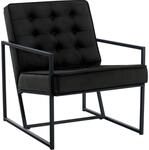 CLP Lounger Avon Samt - Lesesessel Mit Gestepptem Samtbezug Und Stabilem