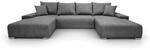 Lookway Modernes Ecksofa LAVIO U mit Schlaffunktion und Bettkasten &ndash; Gro&szlig;es...