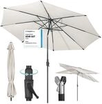 Sekey 350cm Sonnenschirm mit Kurbel und Auto Kippen,Marktschirm f&uuml;r...