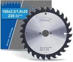 AKE blueline Kreiss&auml;geblatt | 160x20 Z28 Wechselzahn, Hartmetall | feiner Schnitt 