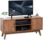 IDIMEX TV Lowboard Tivoli 115cm, Kastanien Finish - Kiefer Massivholz, schmaler