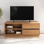 IDIMEX Lowboard Maite, Eiche Farben aus Massivholz - TV-Board mit 2 Schubladen...