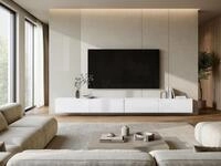 Mirjan24 TV-Lowboard Stone 300, TV-Schrank grifflos mit 4 F&auml;chern,...
