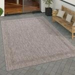 Paco Home Outdoor Teppich wetterfest & pflegeleicht Flachgewebe in Sisal-Optik...
