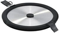 R&Ouml;SLE Edelstahldeckel FLEXX 2GO 0,8 L rund mit Clips f&uuml;r Lunchbox, Silikonrand,