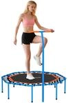 SPORTNOW Fitness Trampolin klappbar &Oslash;128 cm Mini Trampoline mit 5-Stufig
