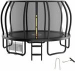 Zelsius Trampolin Schwarz &Oslash; 366 cm f&uuml;r den Outdoor-Bereich | Trampolin...