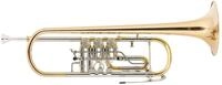 Classic Cantabile TR-43G Bb-Konzerttrompete (Goldmessing, Drehventile, Trigger am 3.