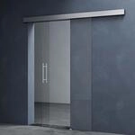 Mai & Mai Glasschiebet&uuml;r komplettset softclose Amalfi in Klarglas, Griffart: