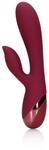 Smooth Silicone Rabbit Vibrator - Dark Cherry